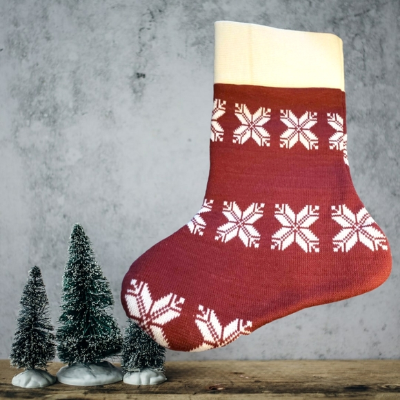 Texas A & M KNIT SNOWMAN CHRISTMAS STOCKING. - Picture 3 of 4